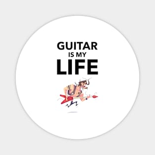 Guitar Is My Life Magnet